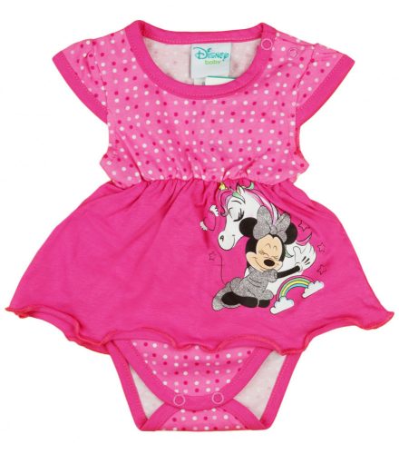 Disney Minnie unikornissal szoknyás baba body pink