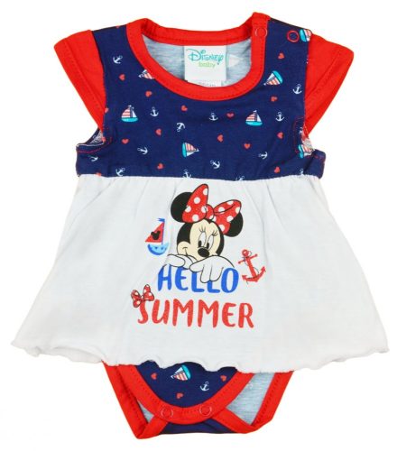 Disney Minnie "Hello summer" tengerész stílusú szoknyás body kék