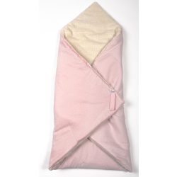 Rózsaszín pöttyös takaró