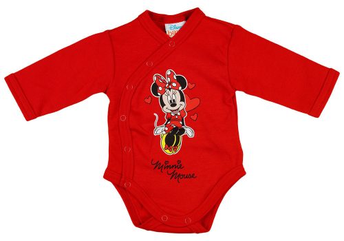 Disney Minnie szívecskés hosszú ujjú baba body