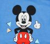 Disney Mickey hosszú ujjú baba body kék
