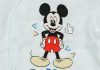 Disney Mickey "Be happy" elöl patentos baba body fehér