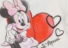 Disney Minnie szíves garbós baba body krém