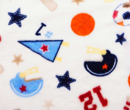 Ujjatlan wellsoft hálózsák – 2,5 TOG, Baseball mintás