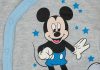 Disney Mickey mókusos elöl patentos hosszú ujjú baba body szürke