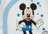 Disney Mickey mókusos elöl patentos hosszú ujjú baba body fehér