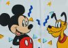 Disney Mickey és Plútó belül bolyhos pamut hosszú ujjú hálózsák 2|5 TOG