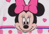 Disney Minnie szívecskés| pöttyös hosszú ujjú baba body fehér