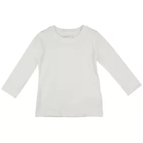 Hosszú ujjú fehér lányka póló