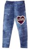 Love flitteres lányka pamut leggings