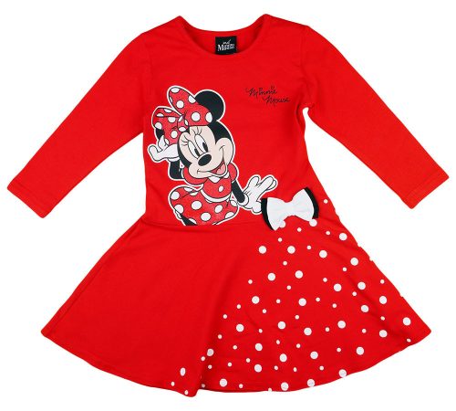 Disney Minnie masnis| pöttyös hosszú ujjú lányka ruha