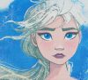 Disney Frozen II./Jégvarázs II. lányka csónaknyakú póló