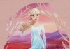 Disney Frozen II./Jégvarázs II. Elsa lányka rövid ujjú póló
