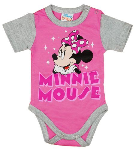 Disney Minnie rövid ujjú baba body pink