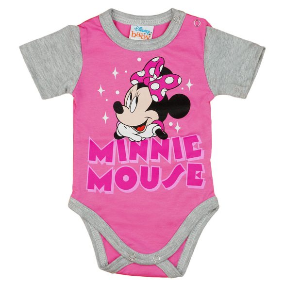Disney Minnie rövid ujjú baba body pink