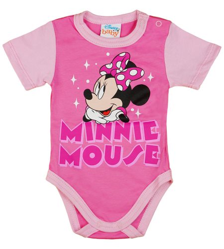 Disney Minnie rövid ujjú baba body pink