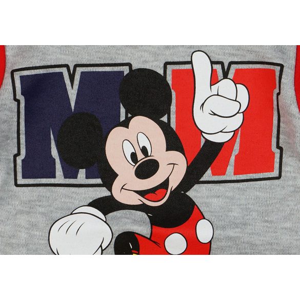 Disney Mickey hosszú ujjú baba body szürke