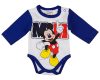 Disney Mickey hosszú ujjú baba body fehér