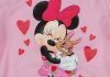 Disney Minnie szívecskés nyuszis hosszú ujjú baba body rózsa