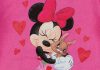 Disney Minnie szívecskés nyuszis hosszú ujjú baba body pink