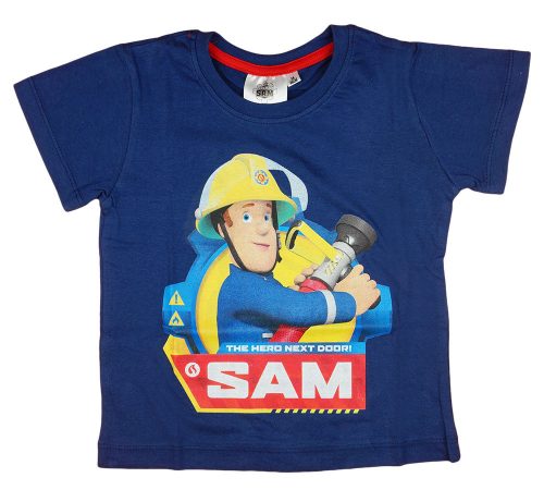 Sam a tűzoltó rövid ujjú fiú póló