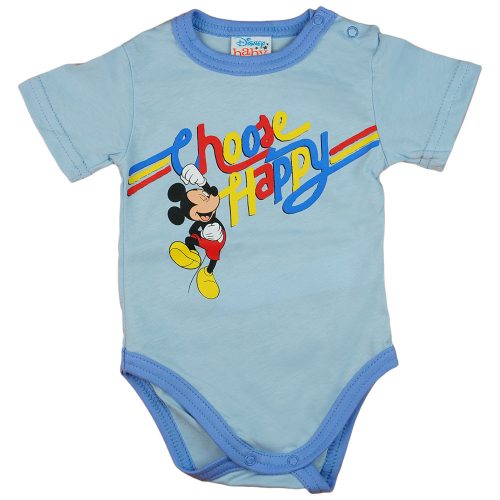 Disney Mickey "Choose Happy" rövid ujjú baba body