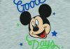 Disney Mickey  "Good Days" ujjatlan baba body szürke