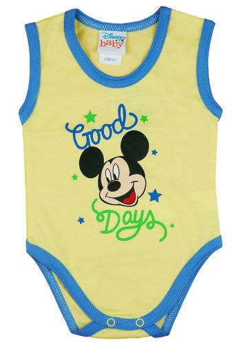 Disney Mickey  "Good Days" ujjatlan baba body sárga