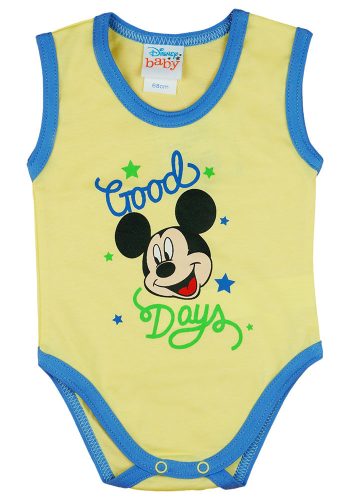 Disney Mickey "Good Days" ujjatlan baba body sárga