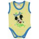 Disney Mickey "Good Days" ujjatlan baba body sárga