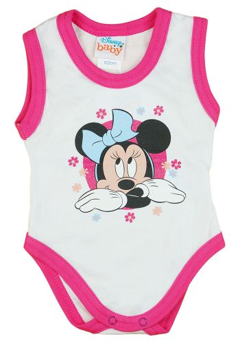 Disney Minnie ujjatlan baba body fehér