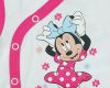 Disney Minnie virágos rövid ujjú baba body fehér