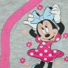Disney Minnie virágos rövid ujjú baba body szürke
