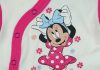 Disney Minnie virágos hosszú ujjú baba body fehér