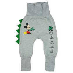 Disney Mickey dinós 2:1 méret belül bolyhos baba nadrág