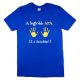 "A legjobb APA - El a kezekkel" feliratos póló apukáknak