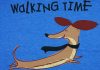 "Walking time" tacskós rövid ujjú férfi póló