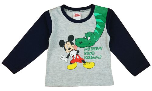 Disney Mickey dinós hosszú ujjú fiú póló