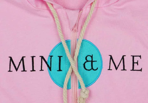 Mini&Me női cipzáras kapucnis pulóver