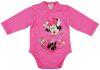 Disney Minnie virágos hosszú ujjú baba body pink