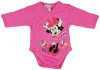 Disney Minnie virágos hosszú ujjú baba body pink