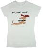 "Walking time" tacskós rövid ujjú női póló