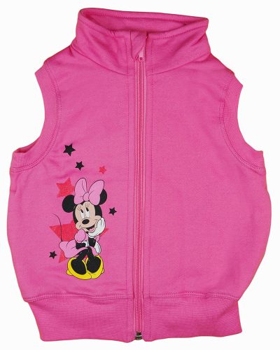 Disney Minnie csillagos, belül bolyhos mellény