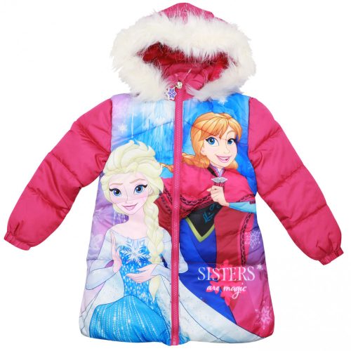 Disney Frozen/ Jégvarázs bélelt vízlepergetős télikabát