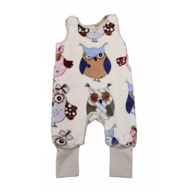 Mintás wellsoft ujjatlan baba overál