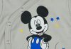 Disney Mickey hosszú ujjú baba body szürke