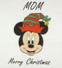 Disney Minnie karácsonyi feliratos póló anyukáknak