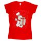 Karácsonyi hóemberes női póló