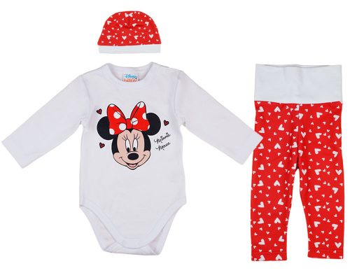 Disney Minnie szívecskés 3 részes baba szett