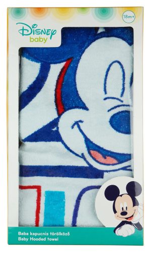 Disney Mickey kapucnis frottír törölköző 67x67cm